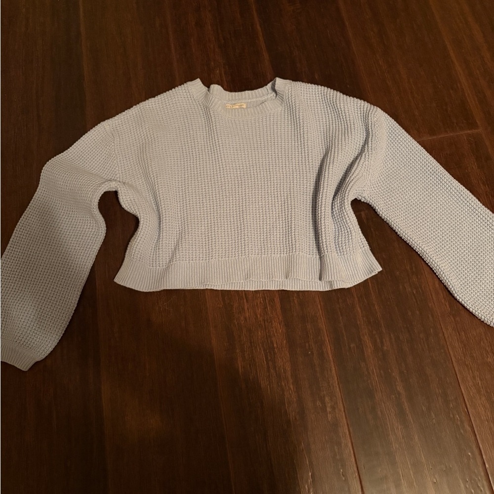 La Hearts Sky Blue Knit Pullover